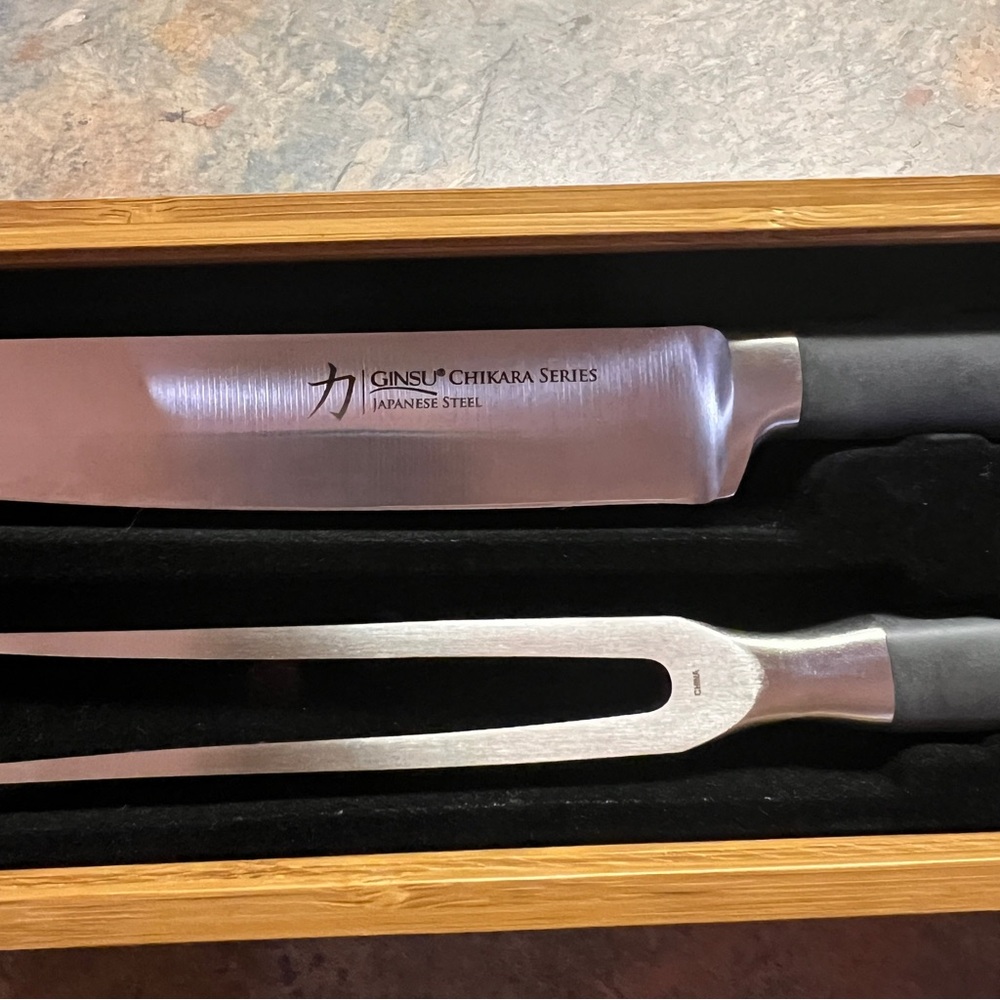 Ginsu Chikara series carving set